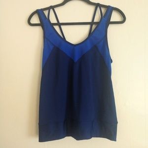 SOLD Lucy Blue lucytech Exercise Tank NWOT